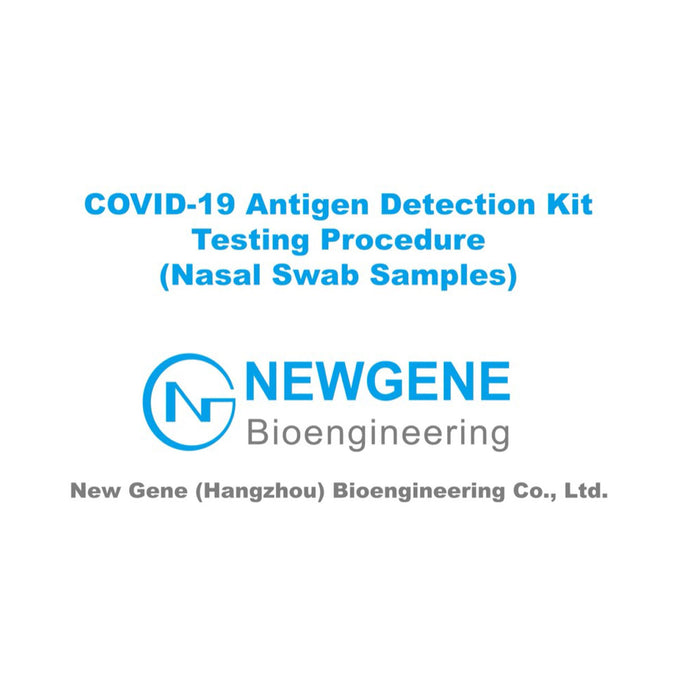 How to use NEWGENE Bioengineering COVID-19 Antigen Detection Kit (Nasal Swab)