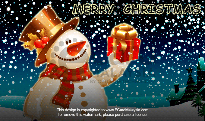 Christmas ECard Design 9 | Christmas & New Year Animated eCards Design