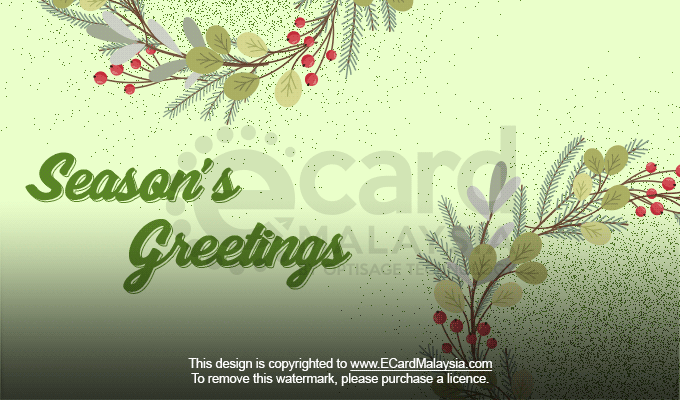 Christmas ECard Design 80 | Christmas & New Year Animated eCards Design